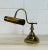 Vintage 1960s brushed brass desk lamp. Wired for the US and in working condition. Comes with the bulb. Base is a six-sided...