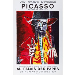 Pablo Picasso XXIV Festival d'Avignon Poster, 1970 For Sale