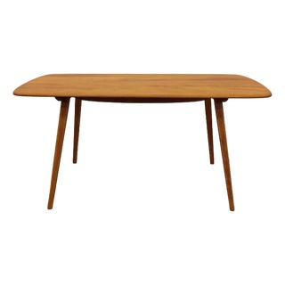 Vintage Ercol Plank Dining Table For Sale