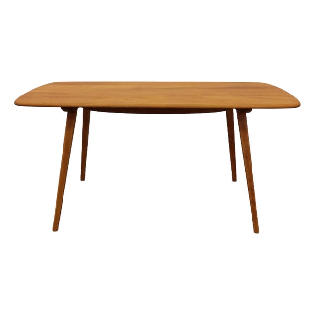 Vintage Ercol Plank Dining Table For Sale