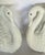 Pair Plaster Swan Garden Stools, Martini Tables For Sale - Image 11 of 14