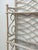 Vintage Etagere Henry Link Rattan Whitewash Three-Tier Glass Shelves Coastal For Sale - Image 12 of 16