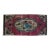 Hand Knotted Small Oushak Rug Mat Faded Petite Rug 1'5" X 2'11" For Sale