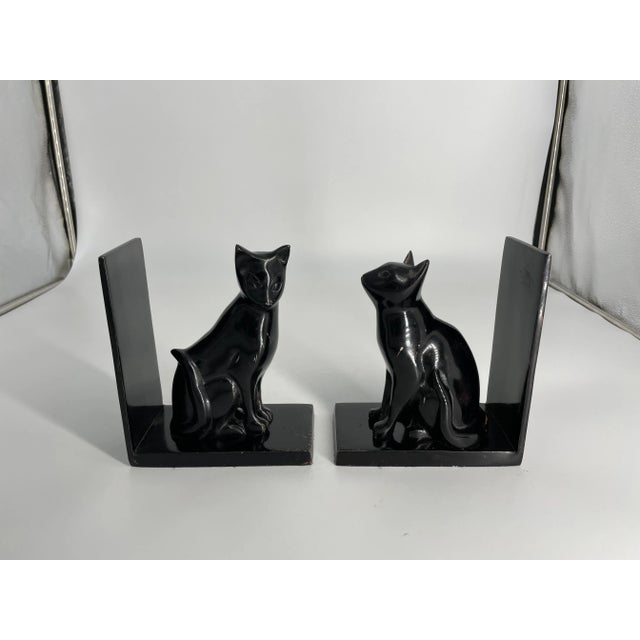Vintage Black Cat Bookends a Pair Chairish