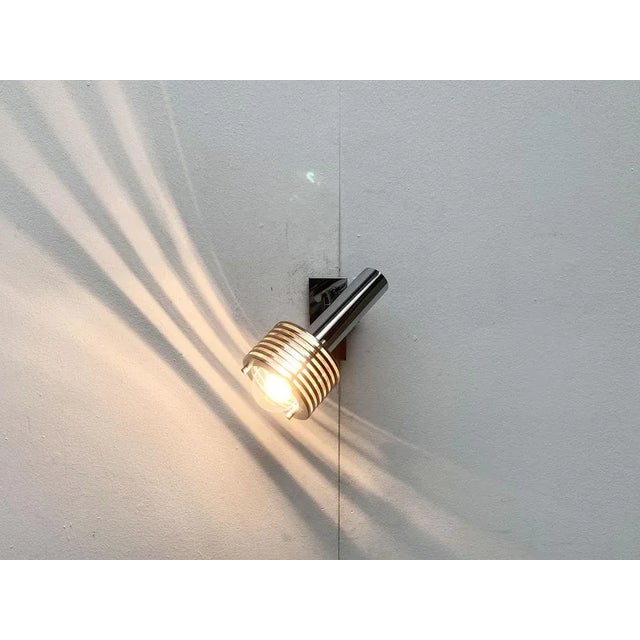Mid-Century Space Age Chrome Wall Lamp, 1960s For Sale - Image 4 of 18