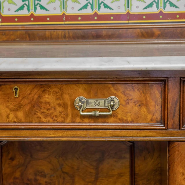 Aesthetic Movement Walnut Washstand For Sale - Image 11 of 18