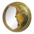Sergio Bustamante Mid Century Brass Moon Mirror For Sale