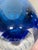 Leon Applebaum Blue Controlled Bubble Art Glass Vase For Sale In New York - Image 6 of 9