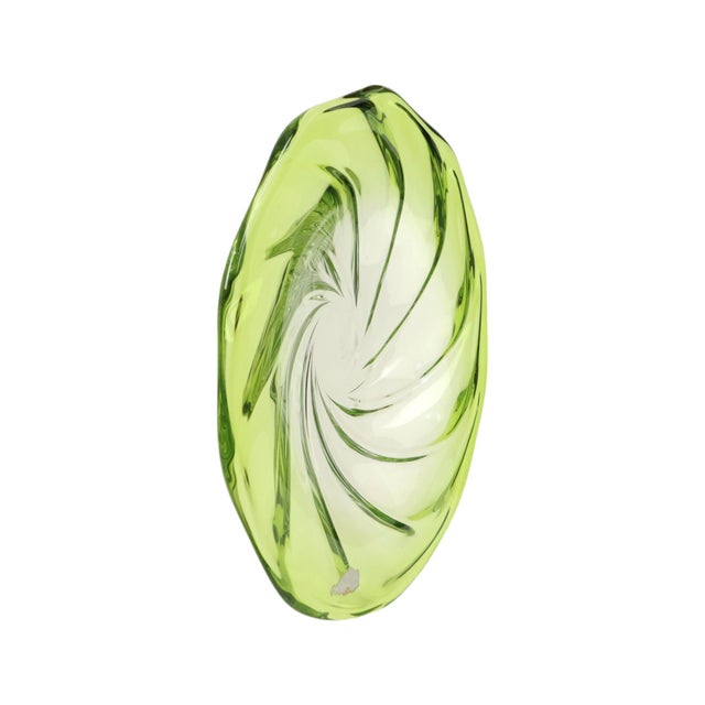 1960s Large Crystal Fruit Bowl from Val Saint Lambert, 1950s For Sale - Image 5 of 14