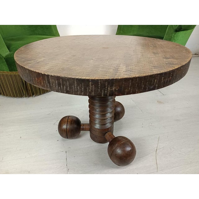 Art Deco Side Table by Charles Dudouyt, 1940s, in Good conditions. Designed 1920 to 1949 I have official proof of...