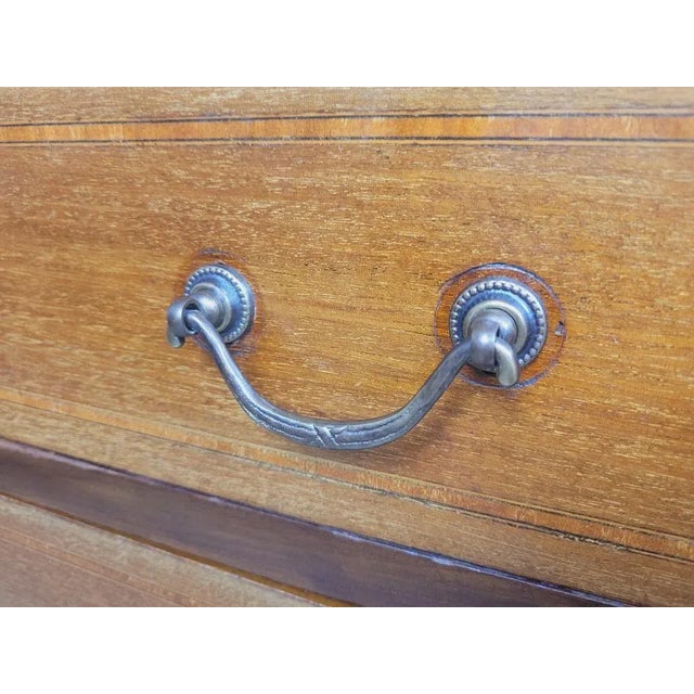 Edwardian Inlaid Writing Bureau, 1910s For Sale - Image 13 of 18