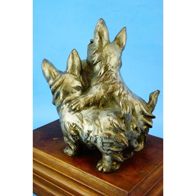 Carmelo Ganci, Scottish Terrier Dog Sculpture, Ceramic For Sale - Image 14 of 18