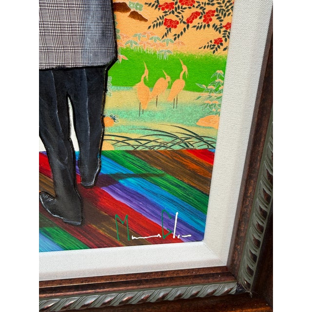 Figurative Circa 2015 Marcus Glenn "Stepping Out at the Gallery With Tarkay" Giclee For Sale - Image 3 of 12