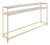 Regina Andrew Echelon Console Table, Natural Brass For Sale