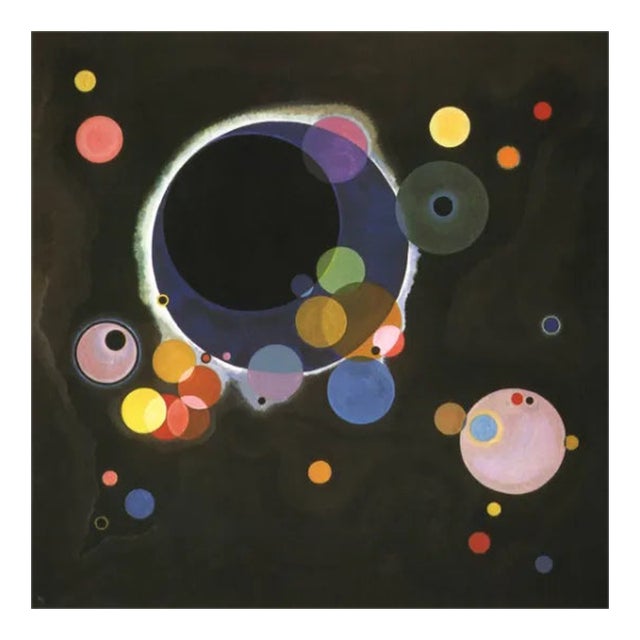 Kandinsky Several Circles Giclee Limited Edition For Sale