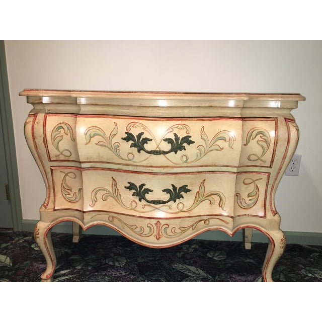 Painted Bombe Chest of Drawers Chairish