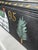 Vintage Early American Folk Art Toleware “1995“ Hand-Painted Black Metal Lidded Box, Red, White, Green For Sale In Houston - Image 6 of 12