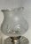 Early 20th Century Electrified Clear Luster Boudoir Lamps With Frosted Grape Shades - Pair For Sale - Image 4 of 12