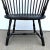 American Black-Painted Sackback Windsor Knuckle Armchair For Sale - Image 10 of 11