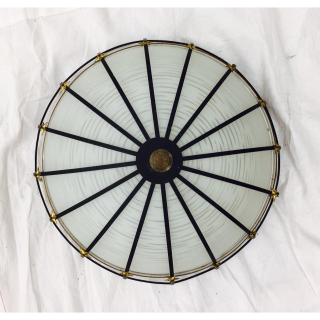 Mid-Century Modern Star Flush Mount Ceiling Light | Chairish