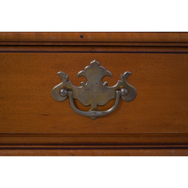 Wood Eldred Wheeler Inlaid Maple Blanket Chest W. Drawers For Sale - Image 7 of 12