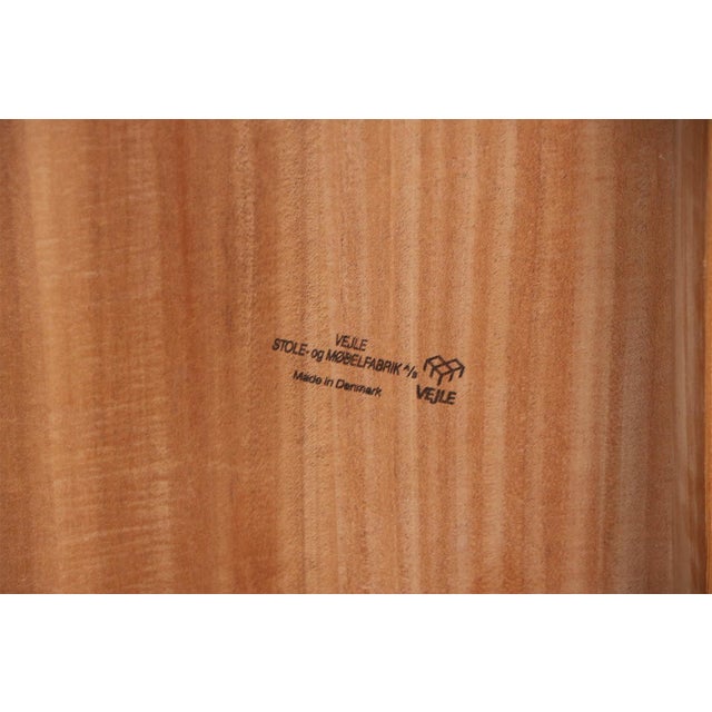 Mid Century Vejle Stole Mobelfabrik Danish Side Table For Sale - Image 10 of 11