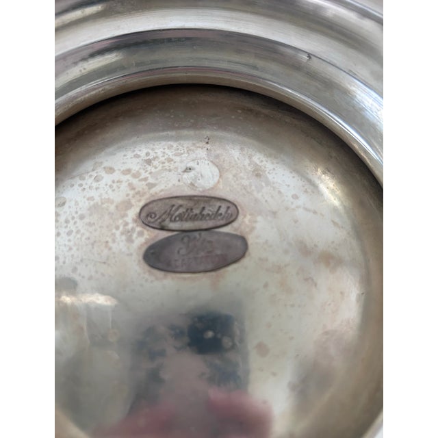 Oversized Mottaheda Winterthur Silver Plated Montieth/Punch Bowl For Sale - Image 9 of 12