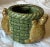 Figurative Vintage Palm Beach Chic Green Ceramic Turtle Planter For Sale - Image 3 of 12