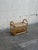 Mid-Century Modern Vintage Rattan Magazine Rack Newspaper Holder Boho Wicker Mid Century Stand For Sale - Image 3 of 10