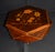 Brown Vintage Sorrento Italian Inlaid Wood Musical Jewelry Box Geometric Hexagonal For Sale - Image 8 of 14