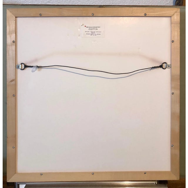 Paint Patrick LoCicero, Abstract Mixed Media Collage Oil Painting Sports, Leather Baseball Mitts For Sale - Image 7 of 13