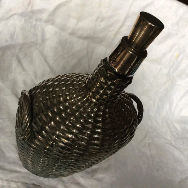 Gorham Sterling Silver Overlay Basket Jug For Sale - Image 5 of 10