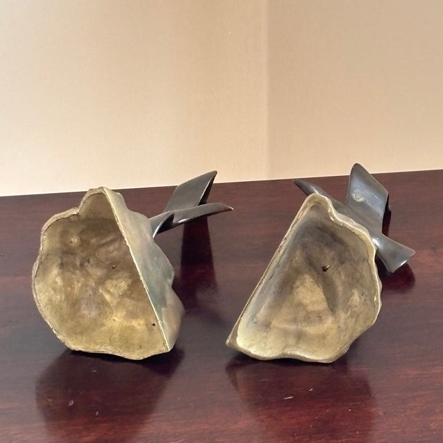 Mid-20th Century Curtis Jeré-Style Brass Seagull Bookends -- A Pair For Sale - Image 14 of 17