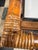 Wood John Wisner for Ficks Reed Style Faux Bamboo Rattan Bar Cart With Tile Top, Mid-Century For Sale - Image 7 of 9