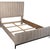 Washed Bevel Prism Queen Bed Frame For Sale - Image 4 of 6