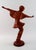 Keramos, Vienna, dancing woman figure in red clay. Art Deco. Model number 8713. Beautiful figure, circa 1940s. Measures:...