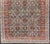 Antique Persian Bidjar Gallery Rug With Blue-Grey Field and Red Herati Design For Sale - Image 4 of 14