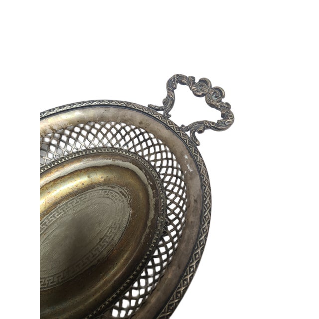 Art Nouveau Fruit Bowl on Stand by Fraget, Poland, 1900s For Sale - Image 3 of 14
