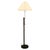 Vintage German Adjustable Oak and Metal Floor Lamp with Handmade Paper Shade, 1970s For Sale - Image 16 of 16