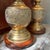 1970s Vintage James Mont Style Brass Table Lamps With Wood Bases - Pair For Sale - Image 5 of 18