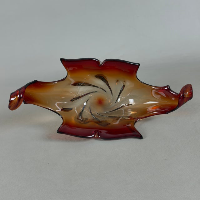 Sommerso Murano Glass Centerpiece, 1970s For Sale - Image 6 of 12