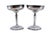Silver Champagne Glasses with Round Bases For Sale - Image 9 of 9