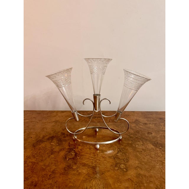 Antique Edwardian Epergne, 1900 For Sale - Image 6 of 7