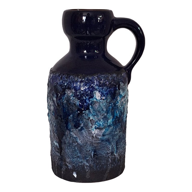 Vintage German Ceramic Vase, 1970s For Sale