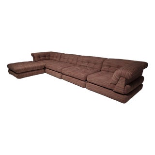 Early Edition Mah Jong Modular Sofa by Hans Hopfer for Roche Bobois, 1970s, Set of 12 For Sale