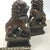 Late 20th Century Pair of Vintage Bronze Foo Dogs – Guardian Lion Statues With Ball & Cub For Sale - Image 5 of 9