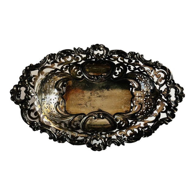 19th Century Derby Silver Basket For Sale