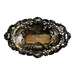 19th Century Derby Silver Basket