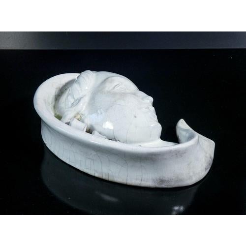 Ceramic Sculpture of Woman's Face by M. Andersen For Sale - Image 5 of 16