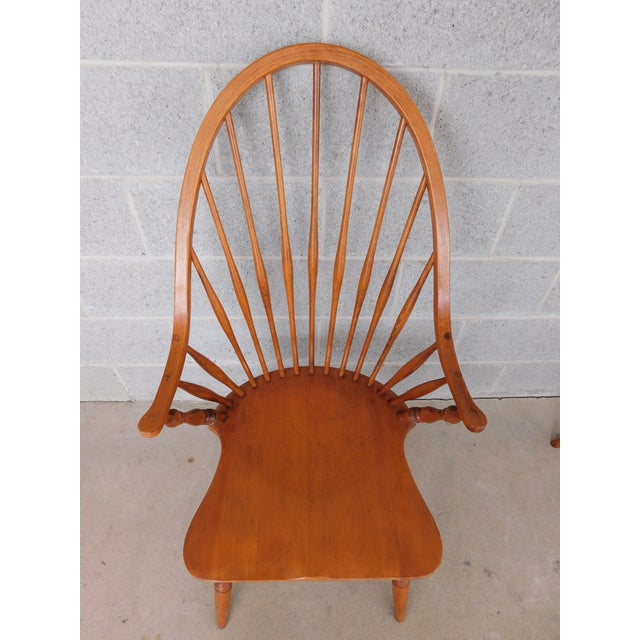 Bow Back Windsor Style Chairs - Set of 6 For Sale - Image 12 of 12